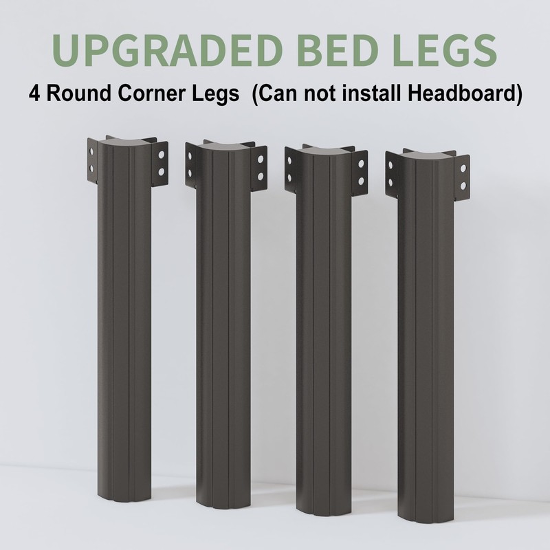 Lutown-Teen 7 Inch Low Profile Full Size Bed Frame with