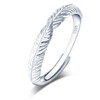 MICGIGI Women's Adjustable Ring 925 Sterling Silver Open Ring Spring