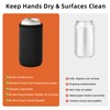 12oz Insulated Slim Can Cooler Sleeves Compatible with BruMate, Non-Slip