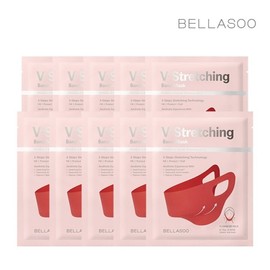 Bellasu 벨라수 V 스트레칭 밴드 마스크 12g 10매 Bellasu V Stretching Band Mask 12g 10 Sheets