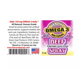 Green Seal Products All Natural Dog Food Topper Beef Flavored 2 oz