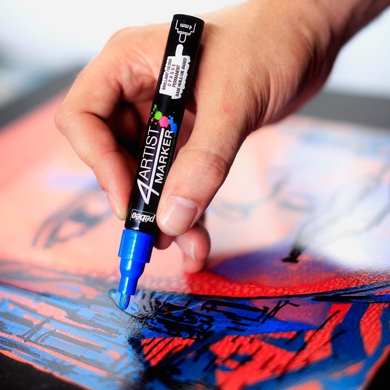 Pebeo 4Artist Metal Marker Set - 4mm, Set of 12