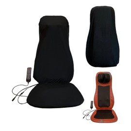 NingNei Back Massager Cover Back Massager for Chair Cover Massage Chair pad Cover Prevents Sweat Damage, Back Massager, Leather, mesh, Stretch Fabric Protection