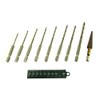 GREATTOOL Stainless Steel Drill & Step Drill 9 PCS GTCS-9