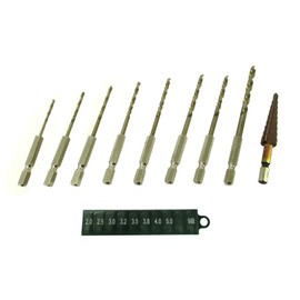 GREATTOOL Stainless Steel Drill & Step Drill 9 PCS GTCS-9