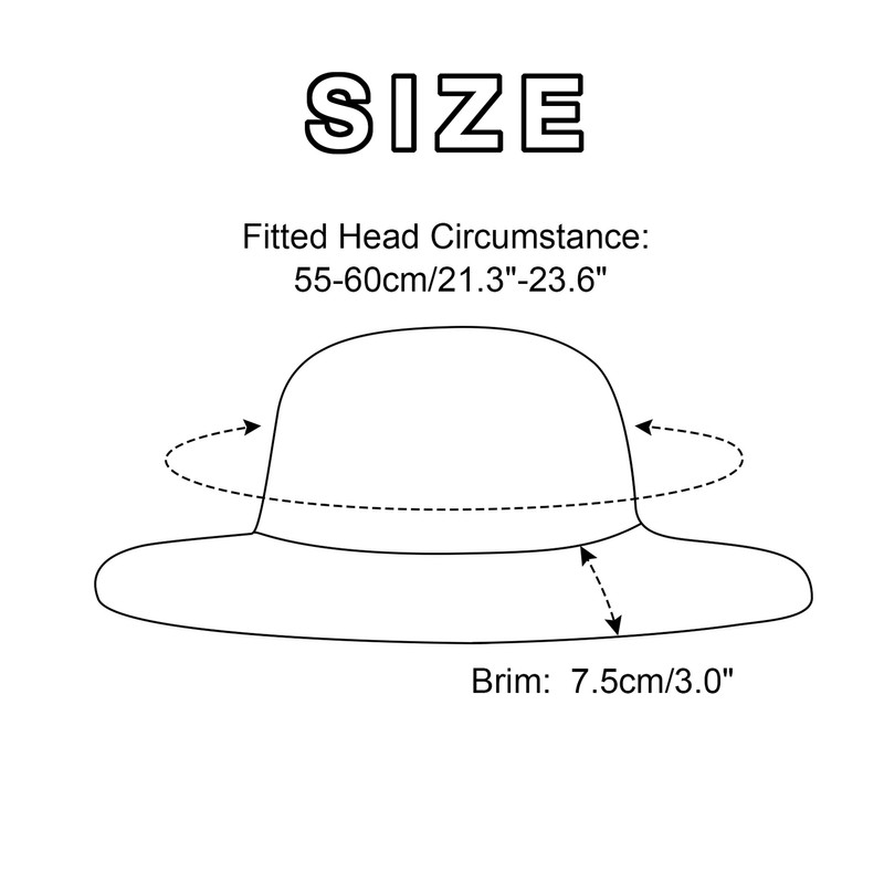 Sun Hat for Men Women UV Protection Foldable Bucket Hat
