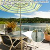2Pcs Patio Table Umbrella Hole Ring Plug, Silicone Pool Sleeve