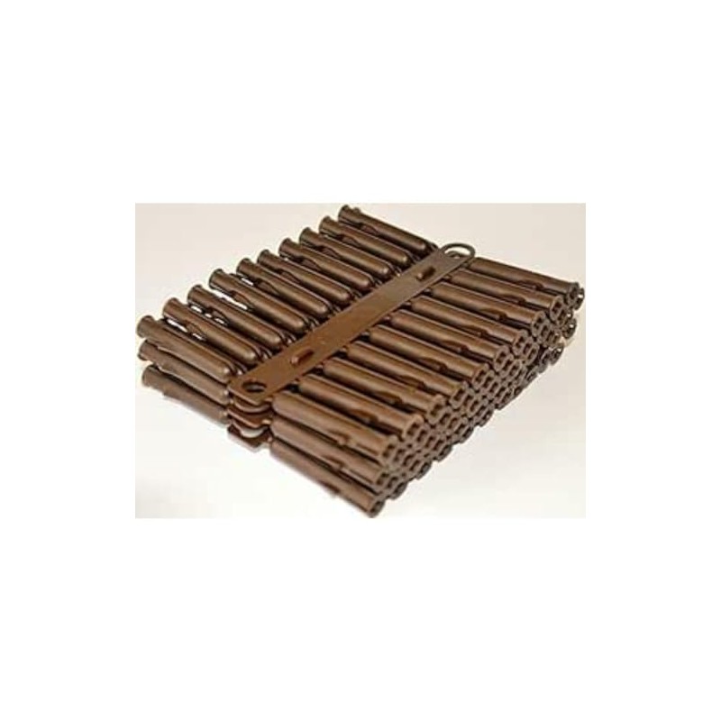 50 Brown Wall plugs Screw Fixing Wall Expansion Wall Plugs