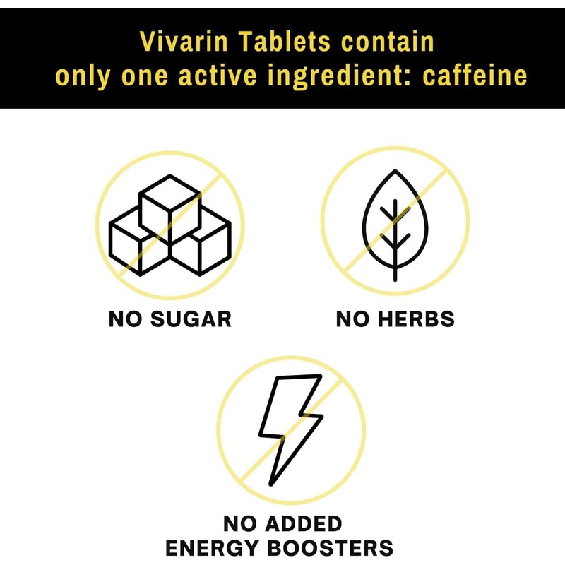 Vivarin Caffeine Alertness Aid, Tablets 40 ea (Pack of 6)