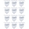 12 Pieces Sublimation Pet Bandanas White Heat Transfer Triangle Dog