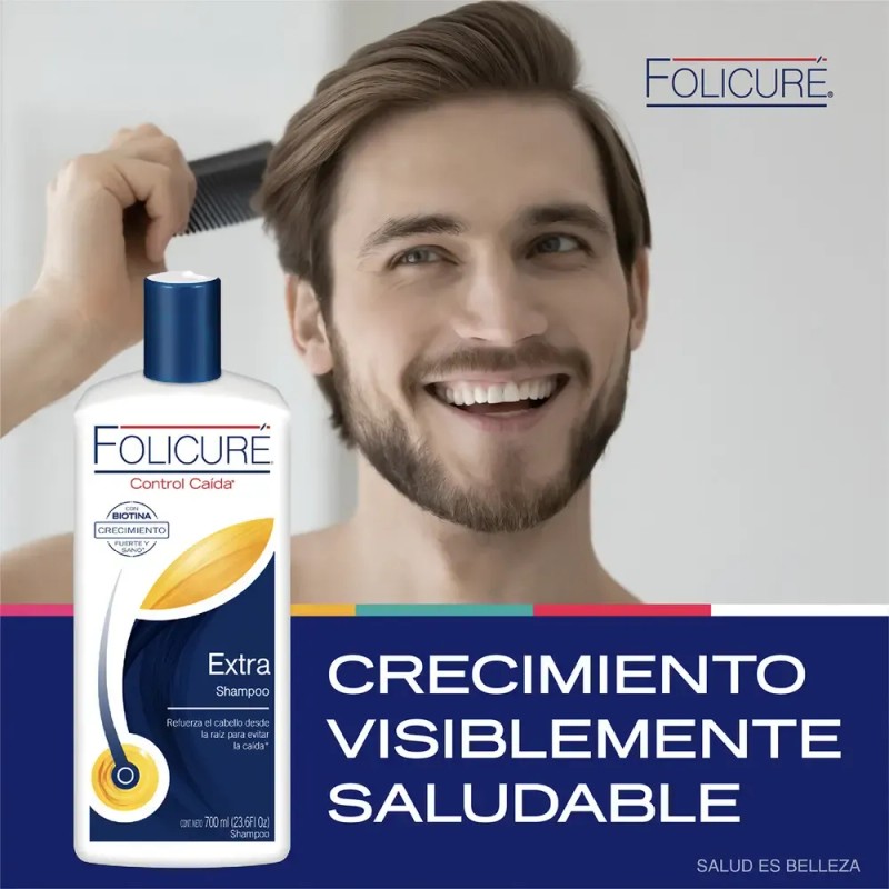 Folicure Shampoo Control Caída* 700 Ml