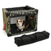 4 Door Portable Folding Dog Soft Crate, Quick Portable with