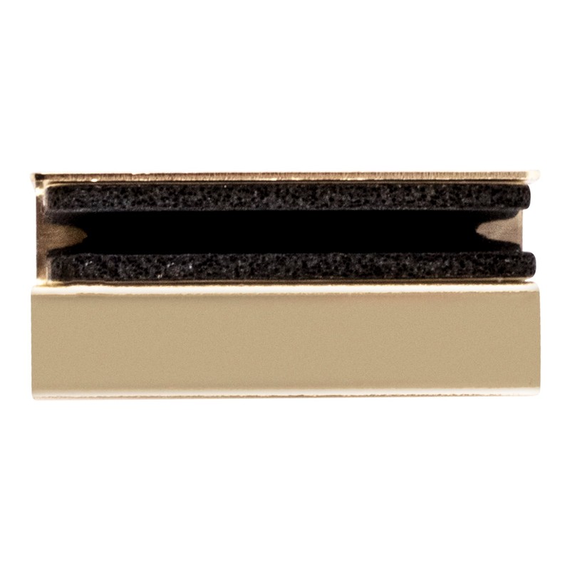 CRL GDH60BR Brass Finger Grip Strike Plate