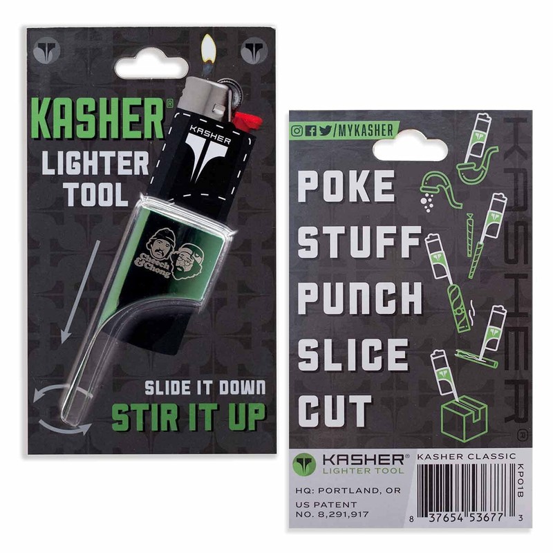 Kasher’s Cheech and Chong Lighter Tool - Lightweight & Multipurpose