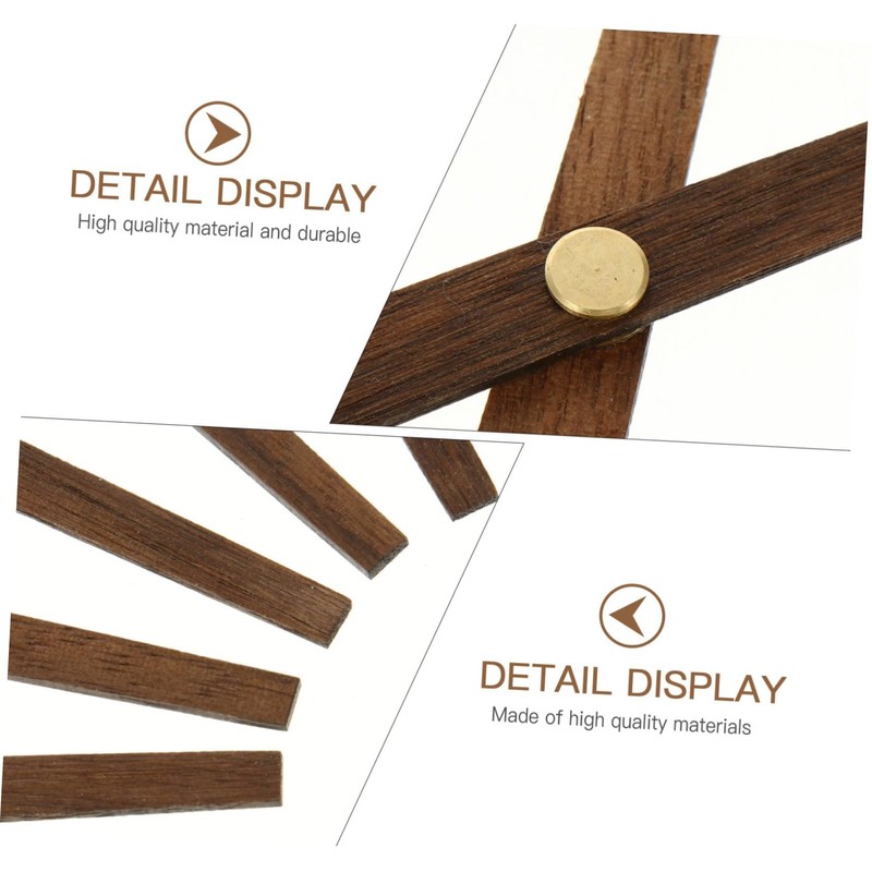 WHAMVOX 5 Sets DIY Clock Hands Wooden Clock Pointer Repair