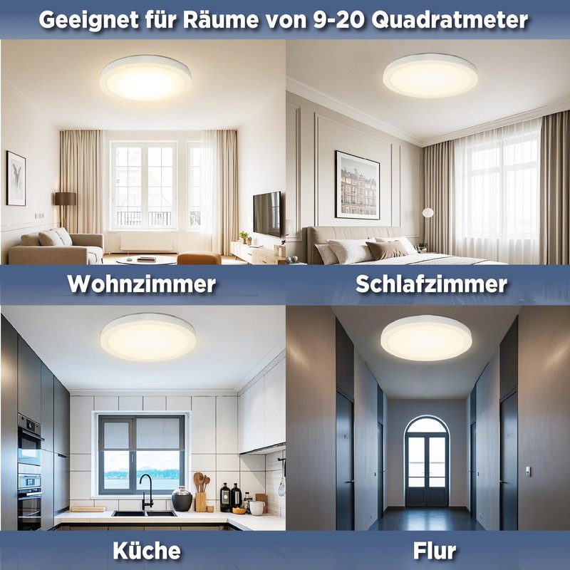 L5L3D Ceiling Light LED Ceiling Light, Diameter 28 x 3