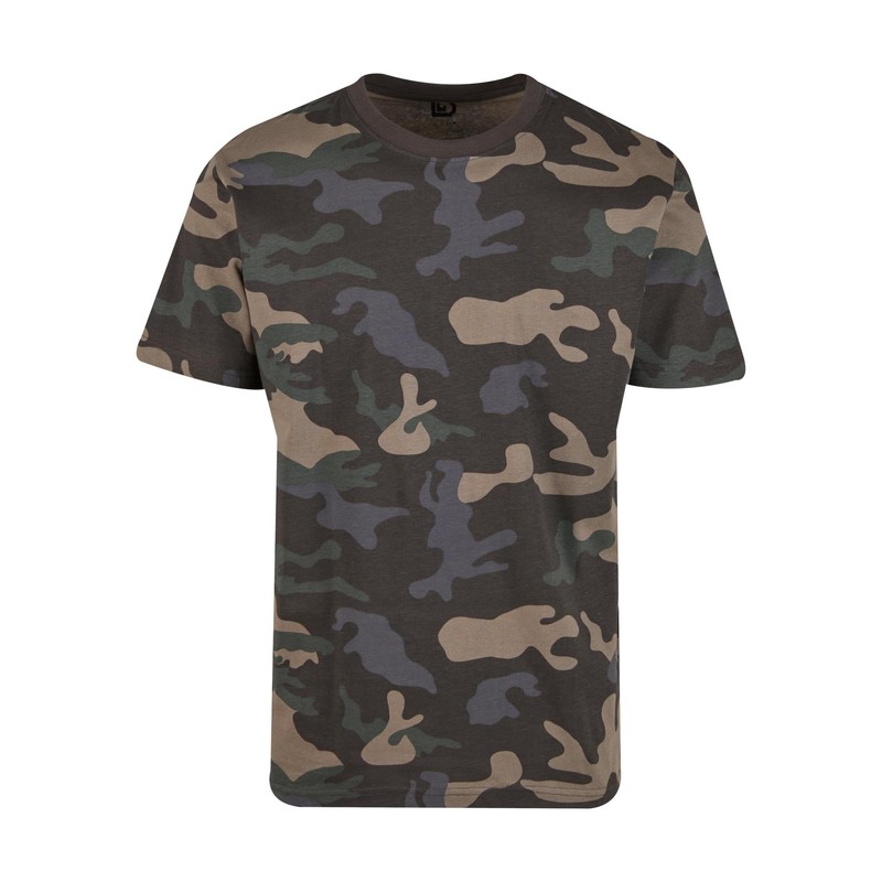 Brandit T-Shirt Various (Camouflage) Colours, Sizes S to 7XL, Dark