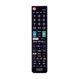 Elecom ERC-TV02XBK-SH TV Remote Control SHARP for Aquos [Easy Remote Control No Setup Required] Black