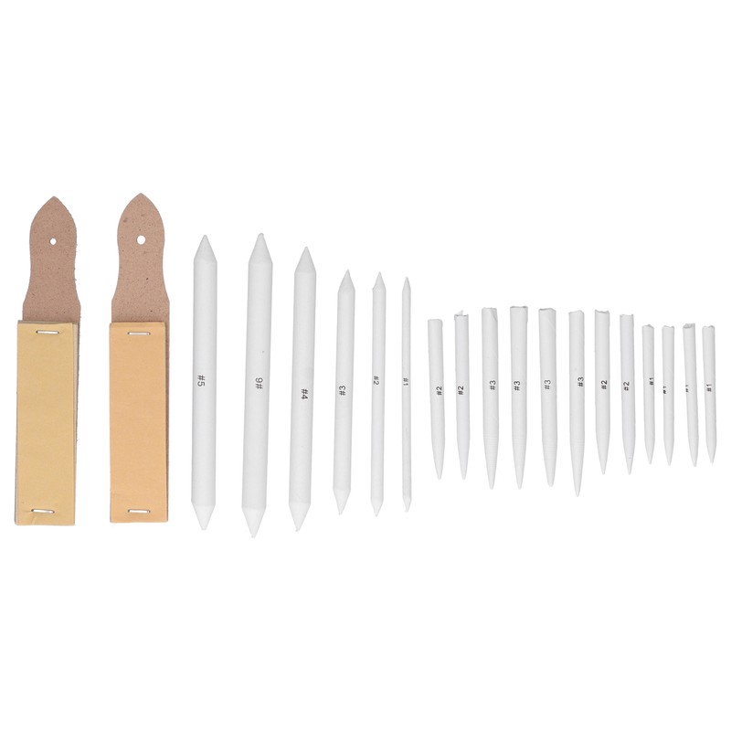 26 Pieces Blending Stumps Sandpaper Boards Eraser Sponge Extension Tool