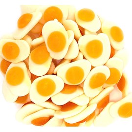 SweetGourmet Gummy Mini Fried Eggs | Vidal Vanilla Candy Bulk | 1 Pound
