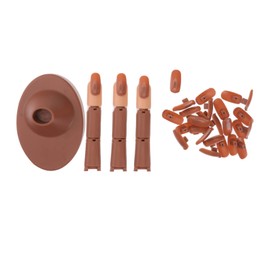 Mikinona Nail Art Tools for Manicure Set of Nail Enhancement Finger Models Compact Design Practice Nail Art Crystal Nail