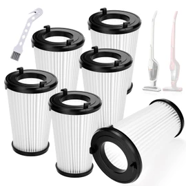 6 Pack VAF-1TM Replacement Filter Compatible with Electrolux Ergorapido Stick Cordless Standard and Lightweight Pet Version PureAdvantage PureAdvantageTM VAF-1 Vacuum Filters, Replaces Part EL65522
