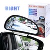 Car Blind Spot Mirrors(5.12 * 2.75in), Adjustable Auxiliary Universal Wide
