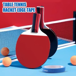 Table Tennis Edge Tape | 10X Table Tennis Racket Side Tape,Leisure Sports Training Accessories for Regular Matches Competitions Gym