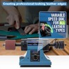 JUWELAIDE Leather Burnishing Machine | Variable Speed Leathercraft Bench Grinder,