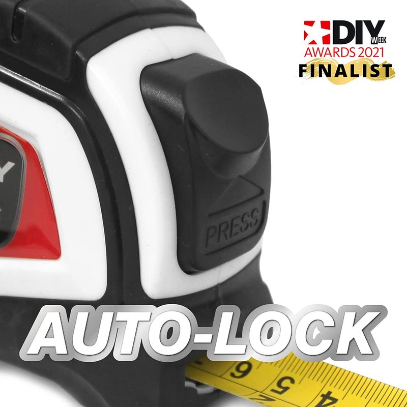 Dekton Extra Wide 5m Auto-Lock Tape Measure with Magnetic Tip