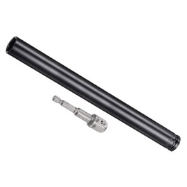 CoCud Deep Impact Socket Set 21mm Socket 12" Long 1/2" Drive CR-V 6 Piece Drive Socket Accessory Set with 1/37" Socket Adapter - Apply to Electric Drill Driver