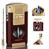 5-in-1 Torch Lighter with Cutter, Punch, Holder, Draw Enhancer Tool