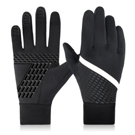 JEELAD Kids Touchscreen Winter Cycling Gloves Windproof Warm Nonslip Glove for Runnig Snow Cycling Riding Hiking Soccer Outdoor Children Boys Girls