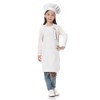 TOPTIE Cotton Canvas Kids Apron, Cooking Aprons and Chef Hat