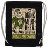 Urban Backwoods Drink More Beißer Fun Drawstring Bag Gym Sack