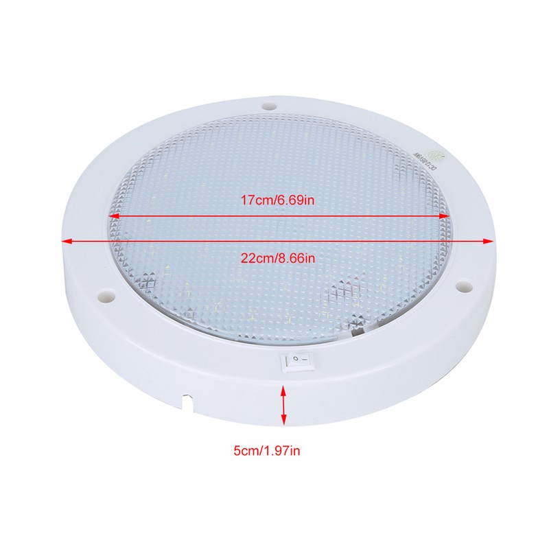 42LEDs 12V 9W 840LM High Brightness Round Ceiling Light for