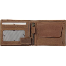 LandLeder 2 Piece Wallet Pinch of Wax RFID Protection, natural