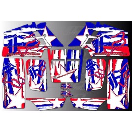 banshee yamaha banshee full graphics kit decals .THICK AND HIGH GLOSS