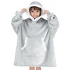 IvyH Oversized Wearable Blanket Hoodie, Fleece Blanket Hoodie for Girls