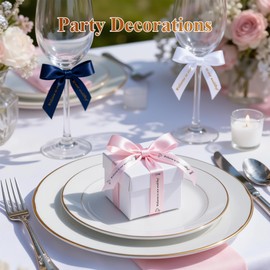 Phomemo P12 Satin Ribbon Label Tape Ribbon for Gift Wrapping, Craft Wedding, 12mm x 2m Compatible with Dymo Label Maker Refills LT-100H LT-100T 200B, Phomemo P12 P12-Pro, LT12, F12,3 Pack, Navy Blue