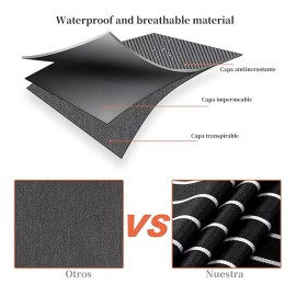 SAINT ROMANS 2 Pzs Mandiles De Cocina Para Chef Meseros Barbería Pintores