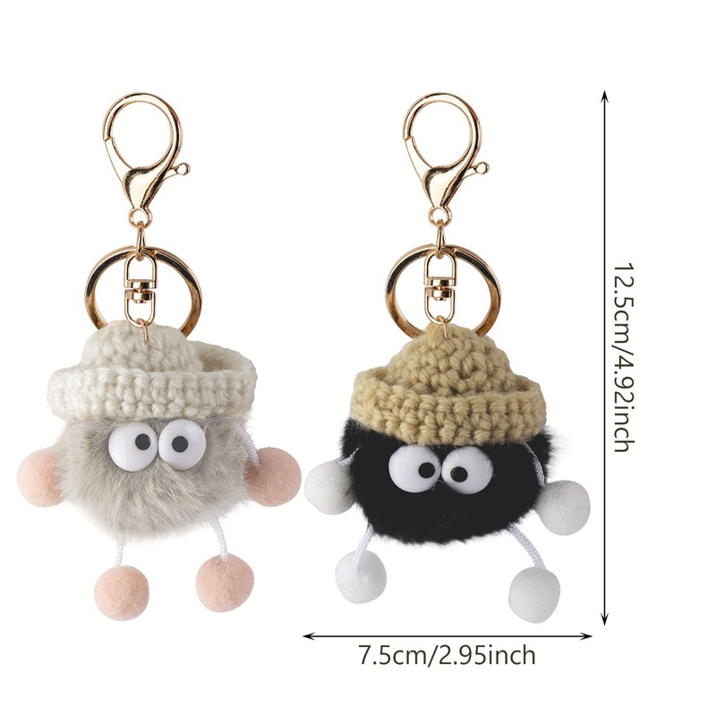 SSKHE Cute Keychain Cute Soft Plush Pendant, Plush Keychain for