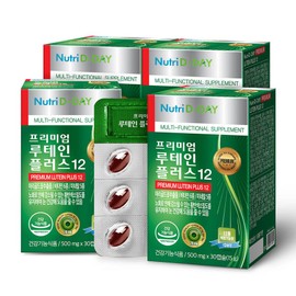 Nutri D Day Premium Lutein Plus 12, 30 tablets, 4 / 뉴트리디데이 프리미엄 루테인 플러스 12, 30정, 4개