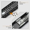 LONTAN 1 Pair Soft Close Drawer Slides 12 Inch Black