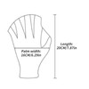 2 Pack Flexible Water Exercise Gloves Swimming and Diving Gloves