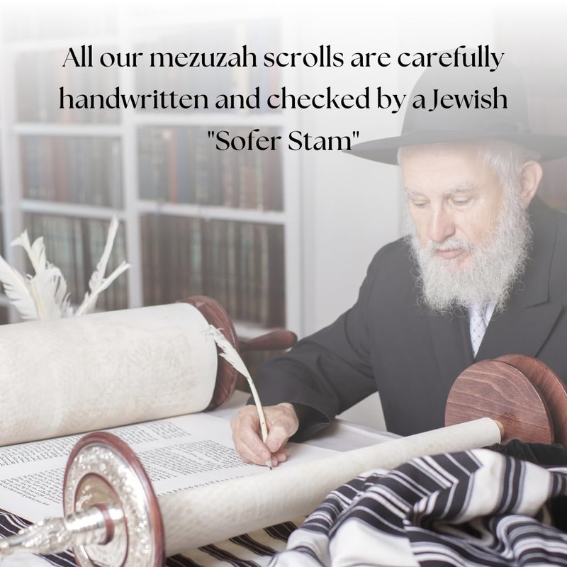 PROSHOFAR Kosher Mezuzah Scroll From Israel - Klaf Mezuza Parchment