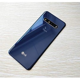 V60 Back Glass Replacement Door Housing Cover Panel Assembly Parts for LG V60 ThinQ V600 5G All US Verison + Eject Pin W/Tools Blue