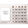 DiPrint Pack of 100 Individual Bingo Cards with Logo (Motif