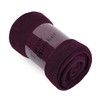 Soft Warm Purple Plush Throw Blanket for Couch – Comfortable