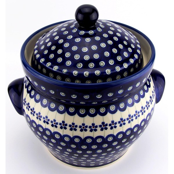 Polish Pottery 4.5 Liter Fermenting Crock Pot From Zaklady Ceramiczne